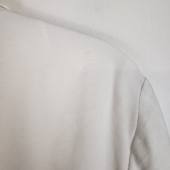 L'Academie Revolve Castaway Belted Blazer White Wrap Jacket Size Medium - Picture 12 of 15